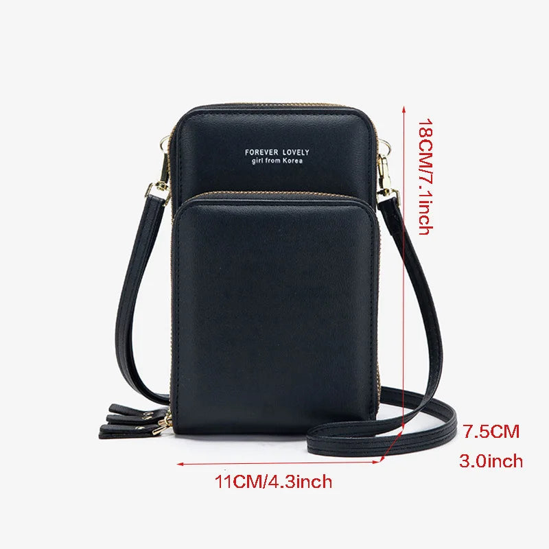 PU Multifunction Shoulder Bag Mini Crossbody Bags