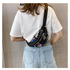 Fashionable Glitter Waist Bag Chest Hip Purse Satchel Gift Pouch
