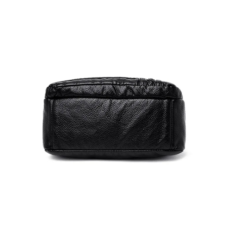PU Soft Leather Women's Bag Multi-compartment Shoulder Messenger Bag