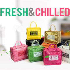 PU Thermo Lunch Bags Cooler Insulated Bags For Women Men Kids