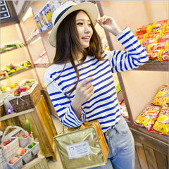 PU Thermo Lunch Bags Cooler Insulated Bags For Women Men Kids