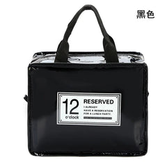 PU Thermo Lunch Bags Cooler Insulated Bags For Women Men Kids
