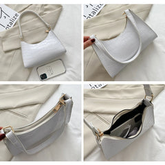 PU Vintage Casual Ladies Handbag Shoulder Bag Shopping Bag