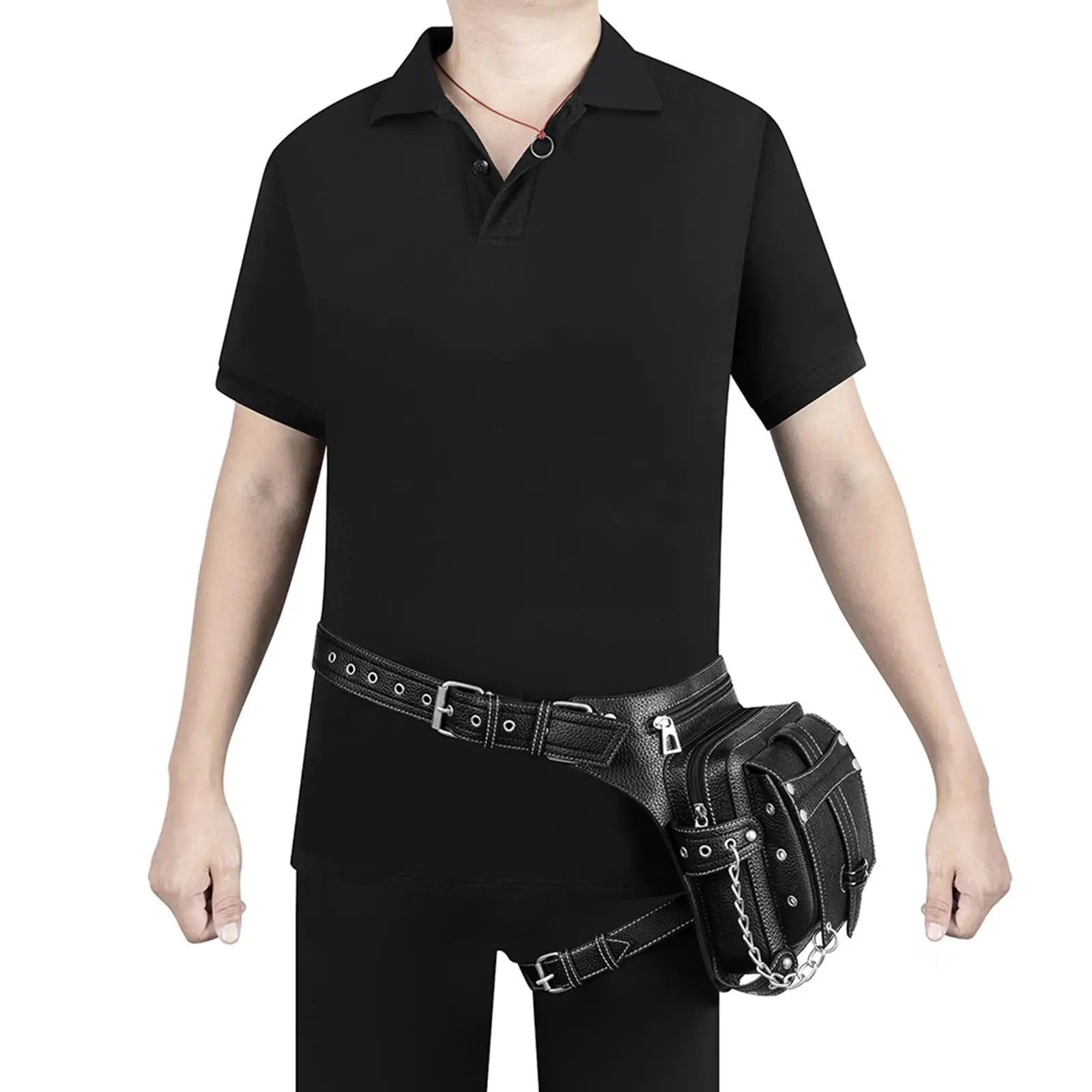 Gothic Steampunk Waist Bag Fanny Pack Thigh Leg Hip Purse