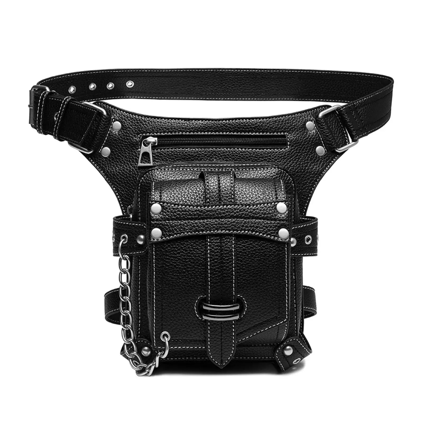 Gothic Steampunk Waist Bag Fanny Pack Thigh Leg Hip Purse