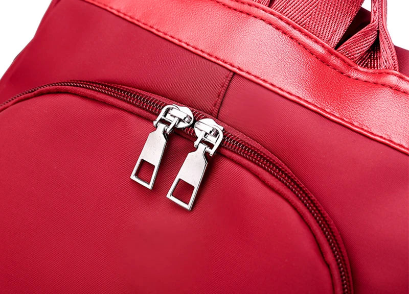 Waterproof Women Backpack Anti-theft Shoulder Bag Embroidery Handbags