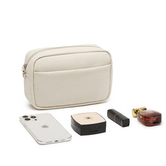 PU Leather Handbag with Wide Shoulder Strap
