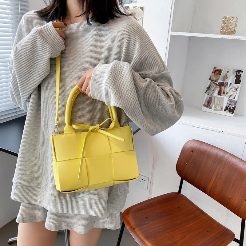 PU Leather One-Shoulder Female Bag Casual Messenger Handbag