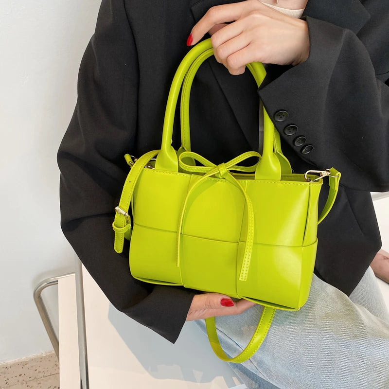 PU Leather One-Shoulder Female Bag Casual Messenger Handbag