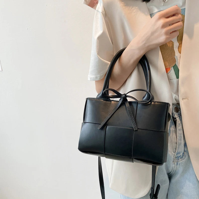 PU Leather One-Shoulder Female Bag Casual Messenger Handbag