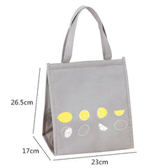 1 Pc Cartoon Fruit Lunch Bag Women Thermal Picnic Lunch Box Bag