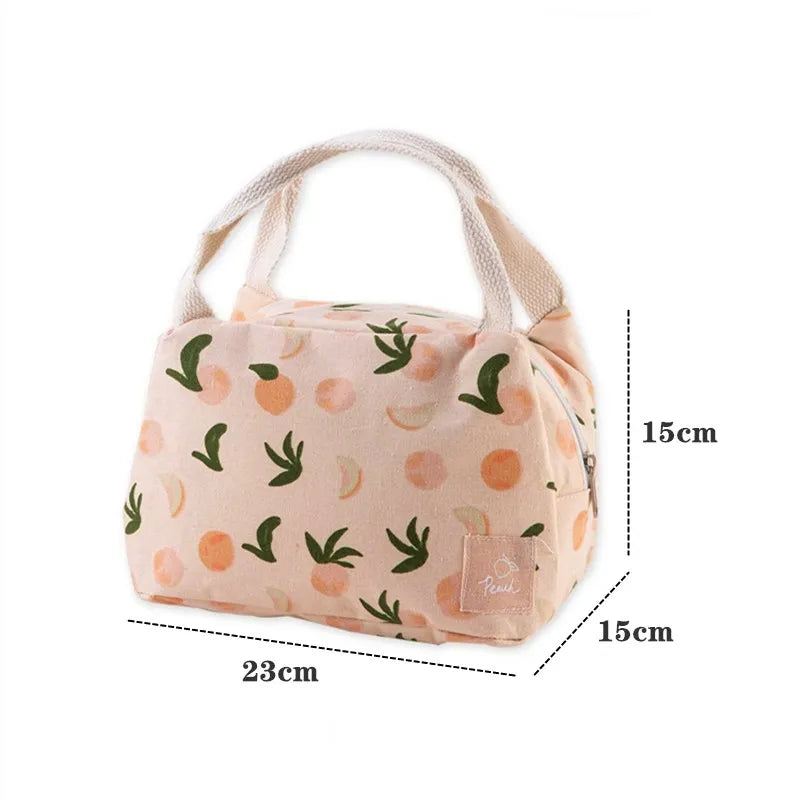 Portable Insulated Lunch Bag for Women