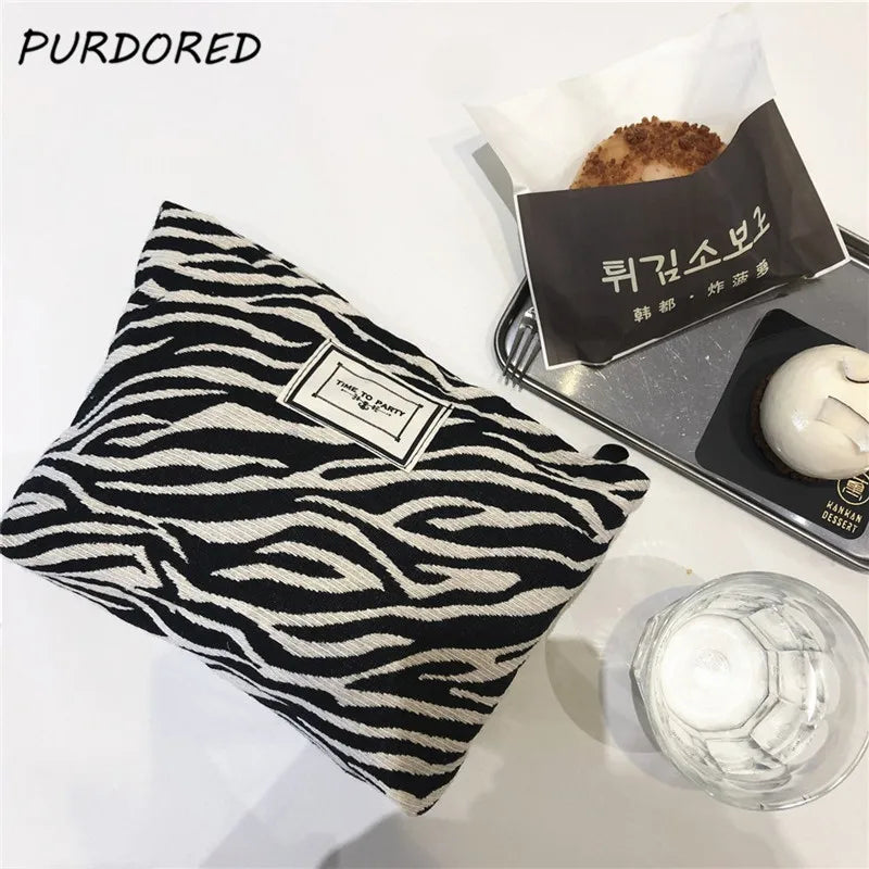 Leopard Large Makeup Bag Travel Cosmetic Beauty Case Handbag Organizer Clutch