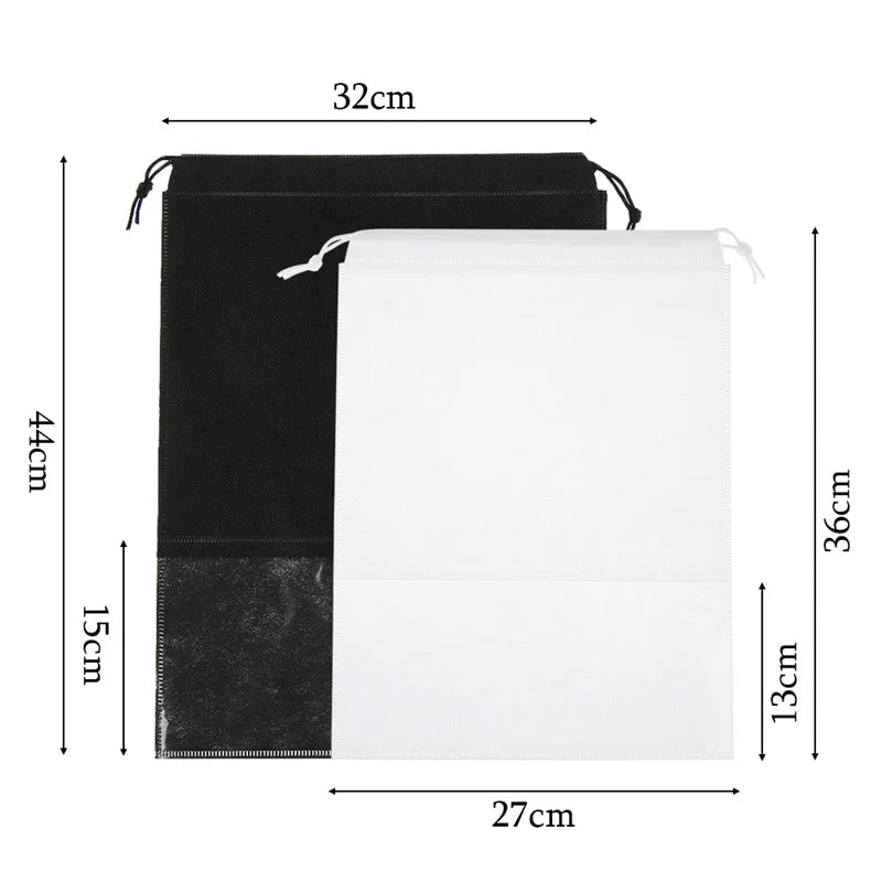 Waterproof Shoes Storage Bag Pouch Travel Shoes Organizer Drawstring Bag