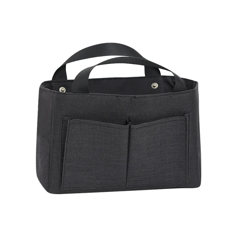 Large Capacity Cosmetic Bag Handbag Multi-pockets Storage Makeup Bag