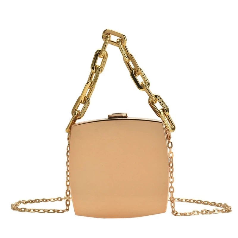 PVC Box Handbag Women Travel Beach Tote Crossbody Bag Summer Messenger