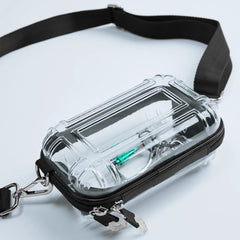 Transparent Acrylic Waist Bag Vintage Handbags Casual Messenger Bags