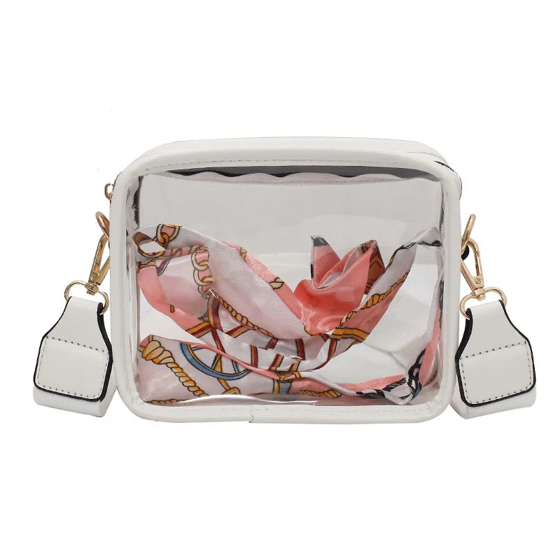 Clear Crossbody Bag Stadium Approved Transparent Shoulder Handbag