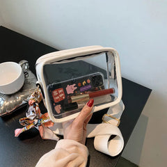 Clear Crossbody Bag Stadium Approved Transparent Shoulder Handbag