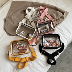 Clear Crossbody Bag Stadium Approved Transparent Shoulder Handbag
