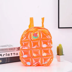 PVC School Bags For Girls Kids Bag Inflatable Kids Backpack