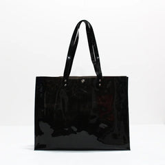Clear Jelly Tote Bag Large Size Women Transparent Handbag