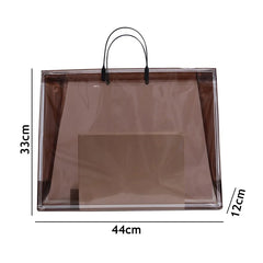 PVC Thick Tote Bags for Women Casual Portable Handbag Waterproof