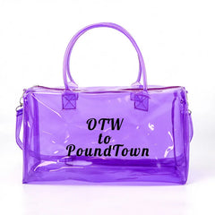 Waterproof Yoga Gym Bag Transparent PVC Outdoor Sports Fitness Handbag
