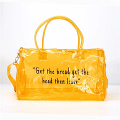 PVC Waterproof Yoga Gym Bag Outdoor Fitness Handbag Unisex Hiking
