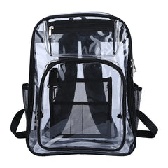 PVC Waterproof Student Backpack High Capacity School Bags Couple Travel