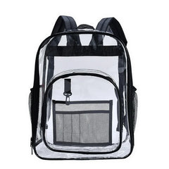 PVC Waterproof Transparent School Bag See Through Backpack