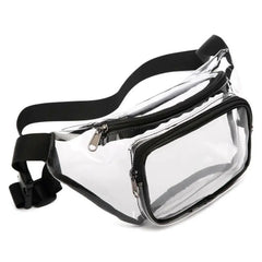 Clear PVC Waist Fanny Pack Belt Bag for Women