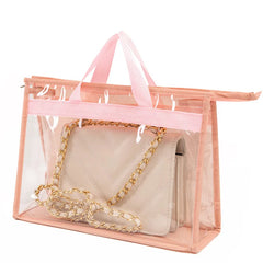 PVC Bag Women Dust Bag Storage Bags Transparent Jelly Protective Bag