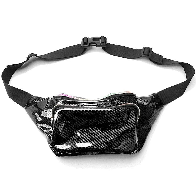 Colorful PVC Fanny Pack Women's Cross-Body Bag