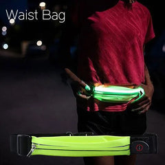 Reflective LED Fanny Waist Waterproof Belt Gear Belt