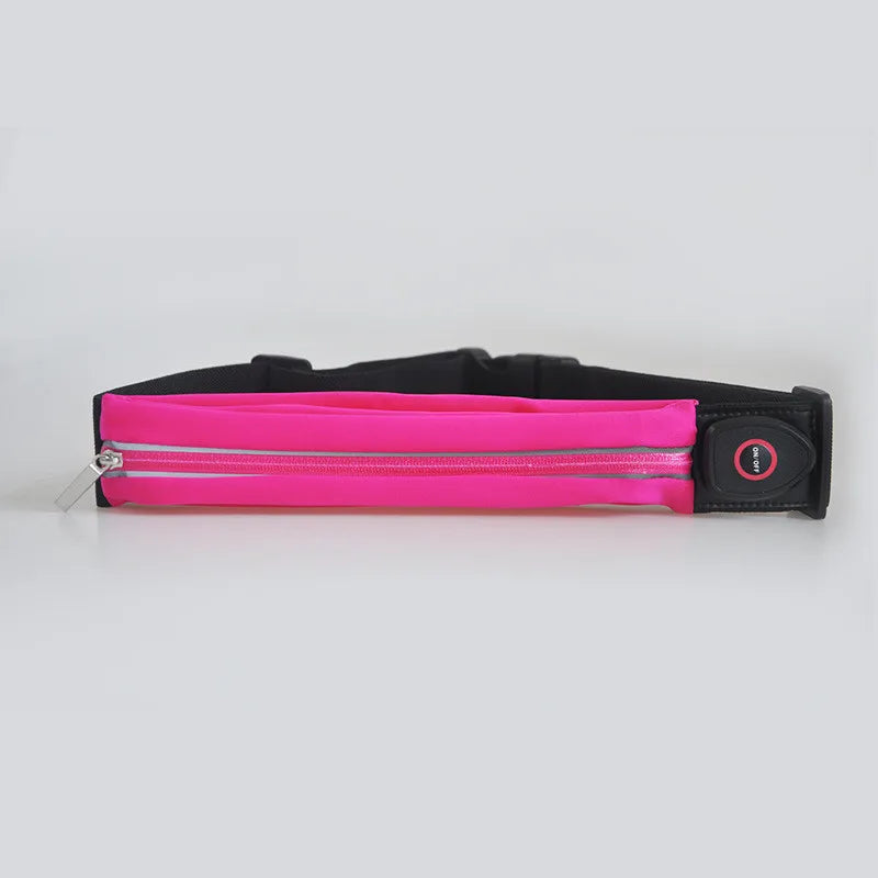 Reflective LED Fanny Waist Waterproof Belt Gear Belt