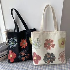 Women's Shoulder Bag Canvas Art Schoolbag