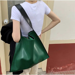 PU Leather Shoulder Bag Vintage Underarm Tote