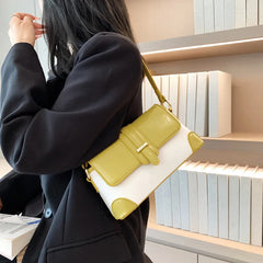 Panelled Pattern Shoulder Bags for Women