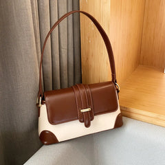 Panelled Pattern Shoulder Bags for Women