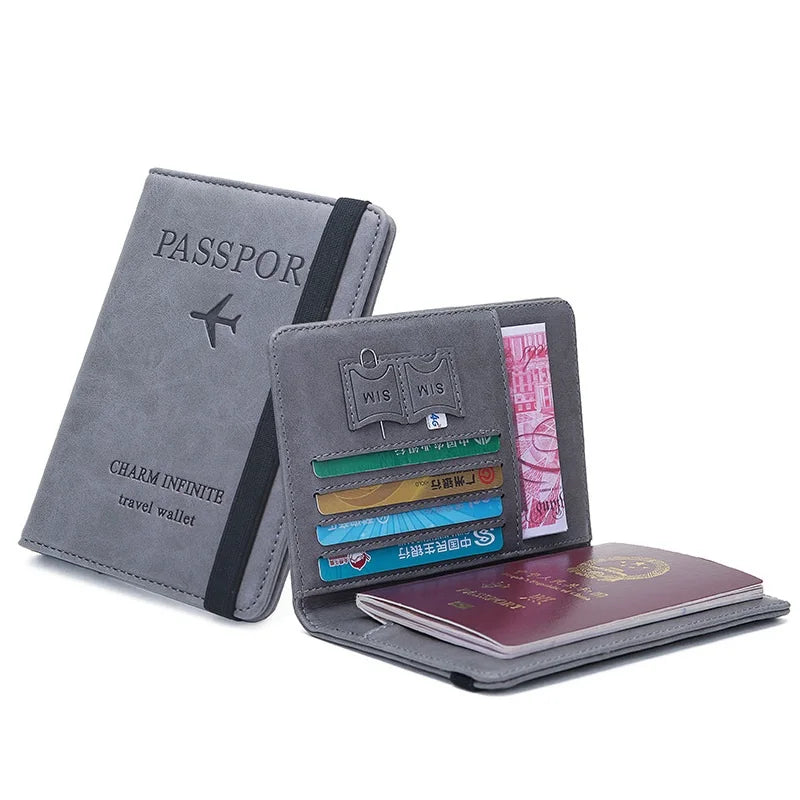 Passport Bag Multifunctional Purse for Traveling Abroad