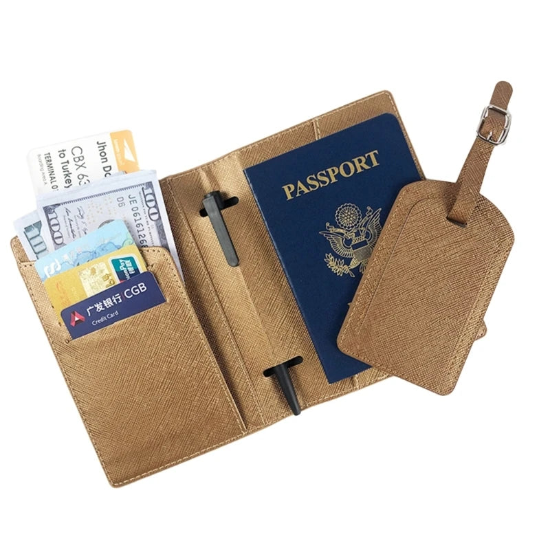Passport Holder Luggage Tag Wedding Gift