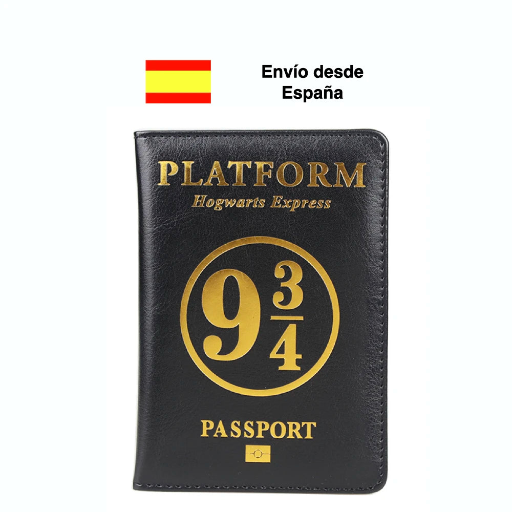 Platform 9 3/4 Passport Cover Holder Hogwarts Express Train Wallet Case