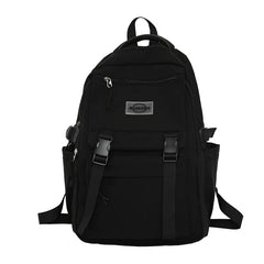 Patchwork Nylon Women Backpack Travel Bag Teenage Girls High Schoolbag