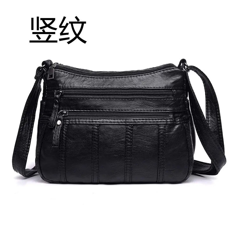 Small Flap Crossbody Bag Soft Leather Shoulder Bag KL623