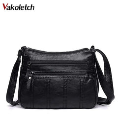 Small Flap Crossbody Bag Soft Leather Shoulder Bag KL623
