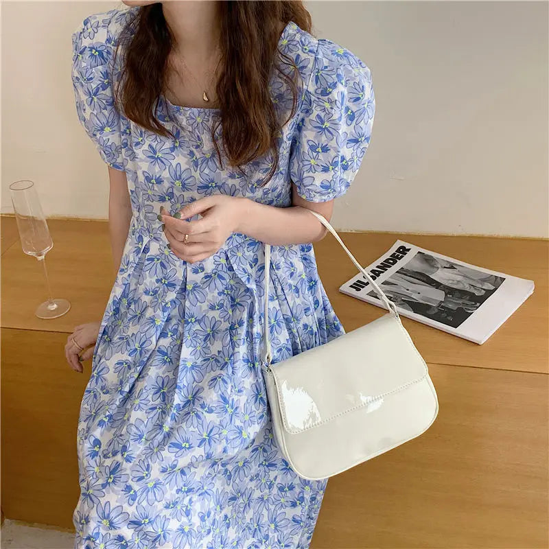 Patent Leather Shoulder Bag for Women Ladies Underarm Bags
