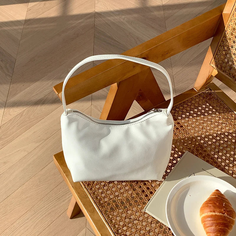 Autumn Trend Shoulder Bags for Women - Small PU Leather Handbags Tote Bags