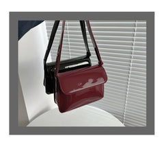 Vintage Square Shoulder Bag for Women Clutch Purse Ladies Handbag