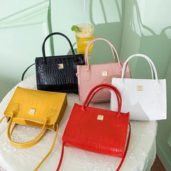 Crocodile Crossbody Bag for Women - High Ladies Tote Bag
